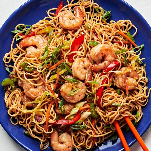Crevetten Chowmein