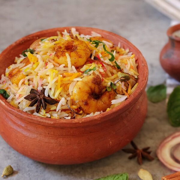Crevetten Biryani